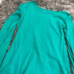 Teal shirt